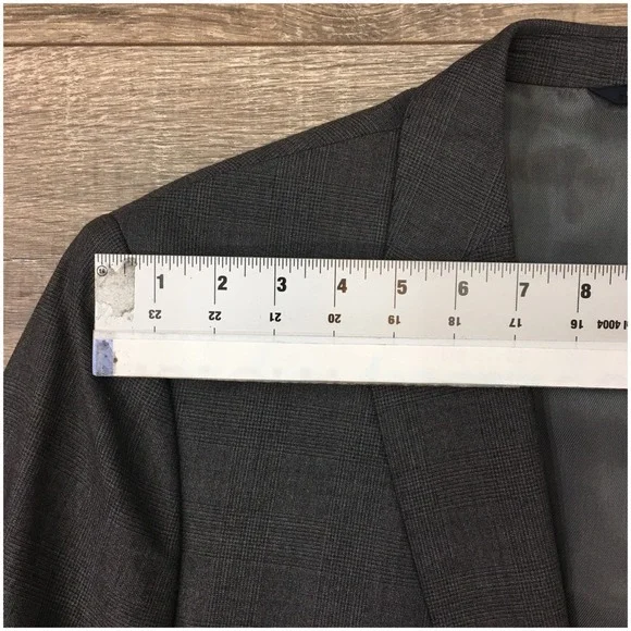BANANA‎ REPUBLIC Mens Blazer Sport Coat Casual Jacket Size 44R Gray Wool Suit